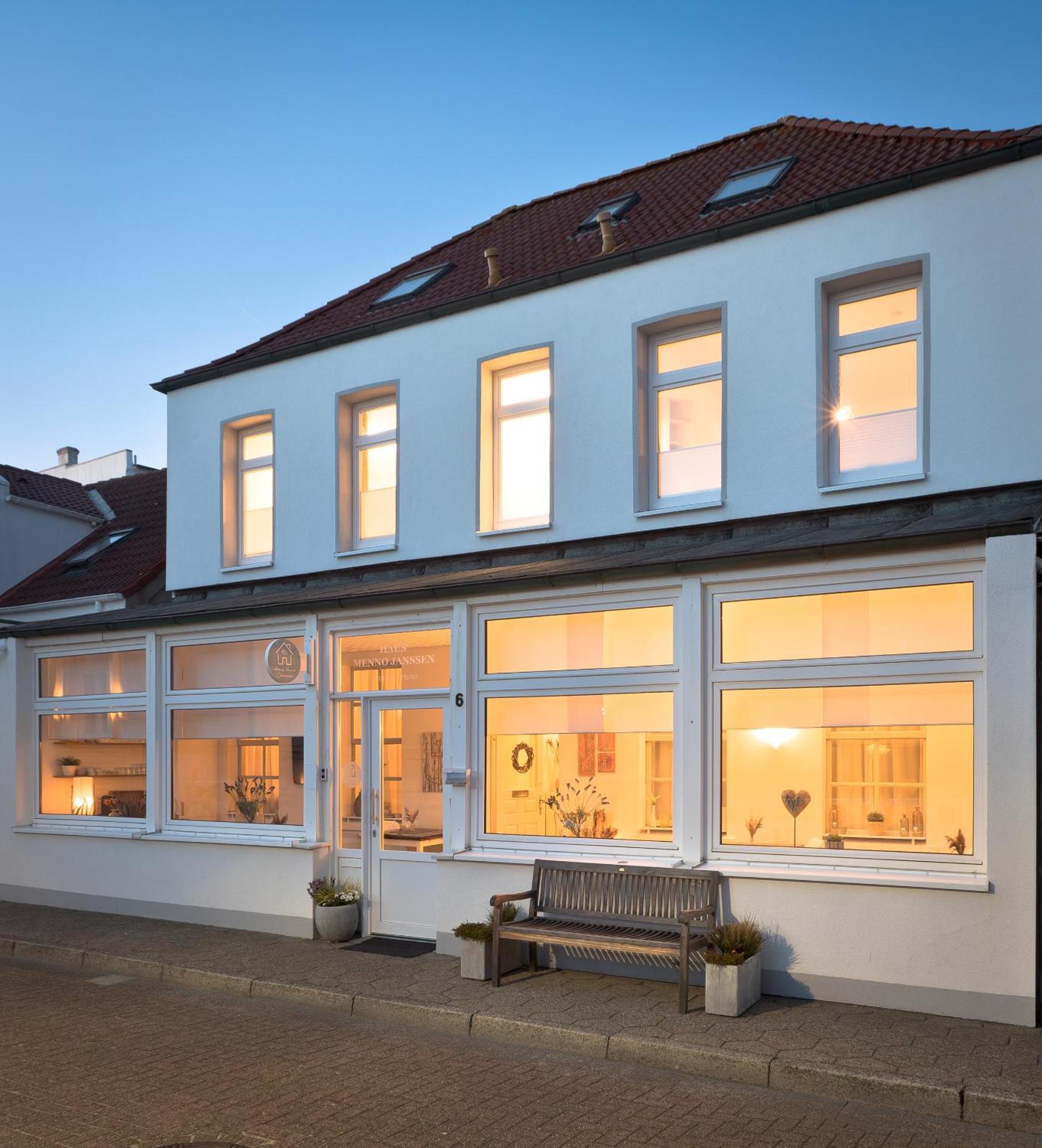Haus Menno Janssen - Einzelzimmer Norderney Eksteriør bilde